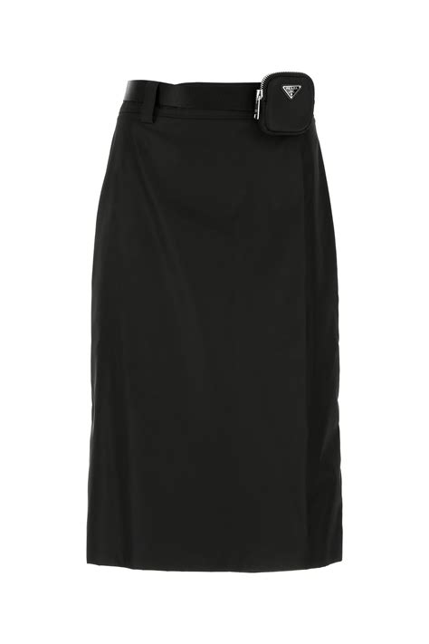 prada padded skirt|prada nylon a line skirt.